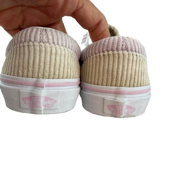 Vans Sneaker Girls Corduroy Era Pastel Color Block Skate Shoes Size US Kids 4 - Picture 6 of 11